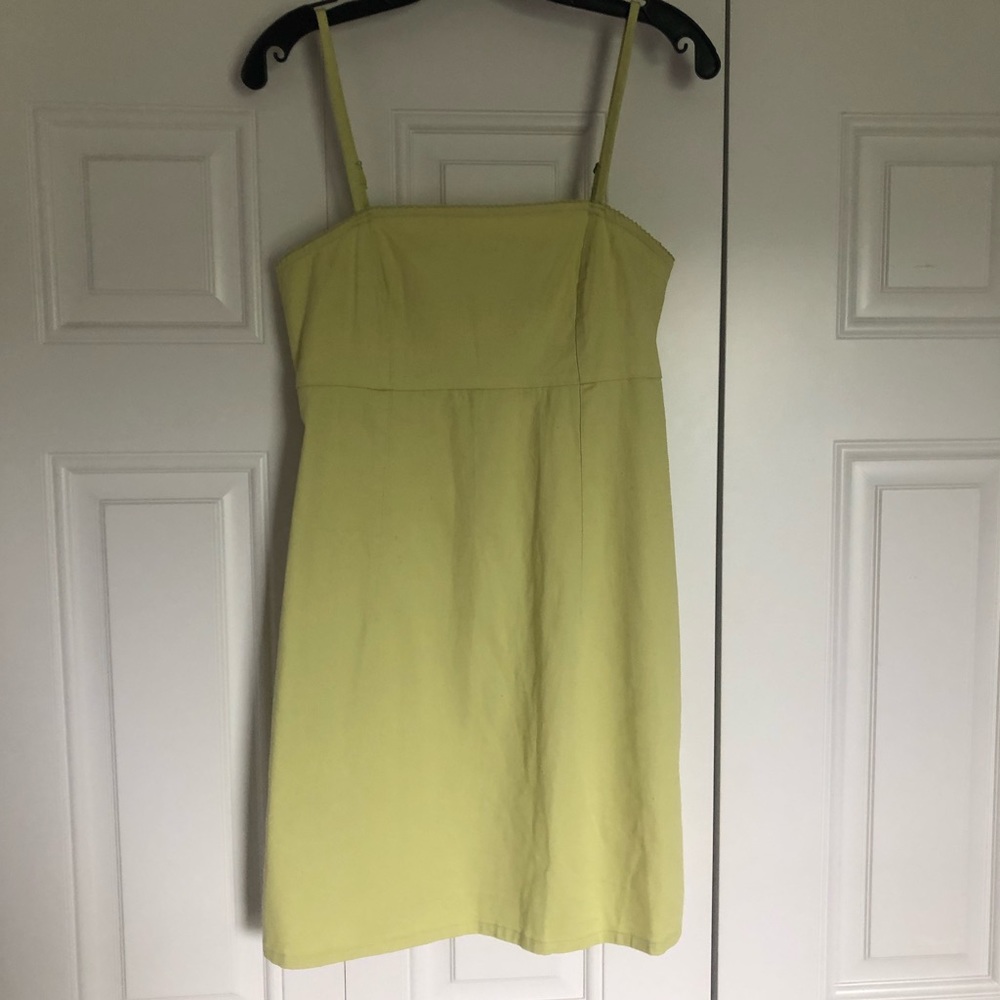 Lime Green Mini Dress